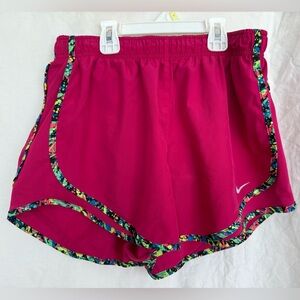 Nike Fuchsia Shorts with Multicolor Trim